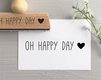 Stempel Hochzeit, OH HAPPY DAY, Einladung Hochzeit