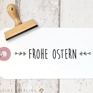 FROHE OSTERN Stempel, Stempel Ostern, Osterstempel image 2