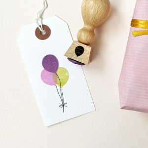 Stempel Luftballon, Stempel Geburtstag