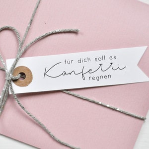 STEMPEL Konfetti, für dich soll es Konfetti regnen, Stempel Geburtstag, Stempel Hochzeit