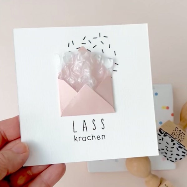 Stempel LASS krachen | Stempel Geburtstag | Silvester