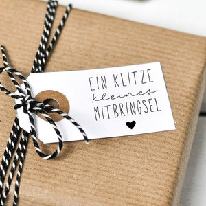 Stempel Ein klitze kleines Mitbringsel Stempel Geschenk Geschenkstempel Bild 2