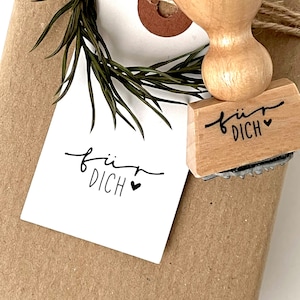 Stempel für dich mit Herz, Stempel Weihnachten, Stempel Geburtstag, Stempel Hochzeit, Geburtstag