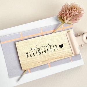 Stempel "eine Kleinigkeit" mit Herz, Stempel Geschenk, Stempel Hochzeit