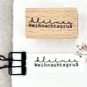 Stempel Weihnachten, kleiner Weihnachtsgruß, Weihnachtsstempel, Advent, Weihnachtskarte