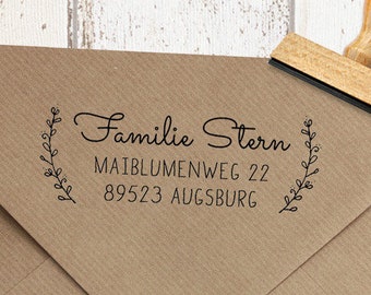 STEMPEL Adressstempel | Stempel Adresse | Stempel Hochzeitspost | stempel Hochzeit personalisiert