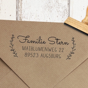 STEMPEL Adressstempel | Stempel Adresse | Stempel Hochzeitspost | stempel Hochzeit personalisiert