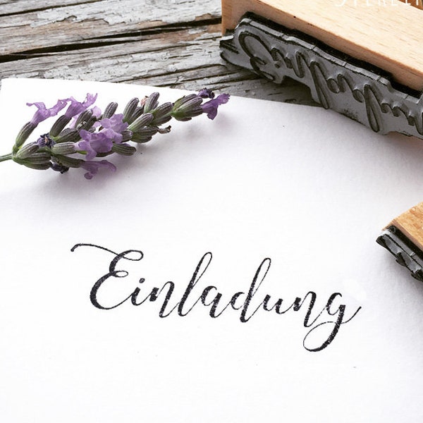 STEMPEL Einladung, Einladung HOCHZEIT, GEBURTSTAG, stempel hochzeit