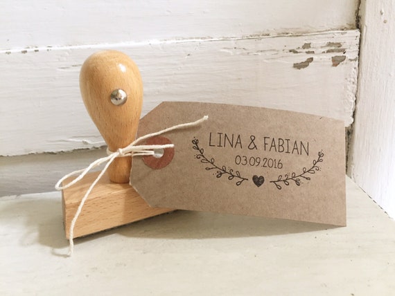 ♥ Stempel individuell "Hochzeit" mit euren Namen ♥ für die Einladungen ♥ Stempel individuell "Hochzeit" mit euren Namen ♥ für die Einladungen