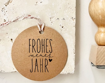 Stempel "frohes neues Jahr", Stempel Neujahrsgrüße