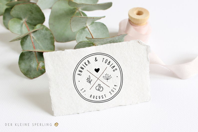 Hochzeitsstempel personalisiert
