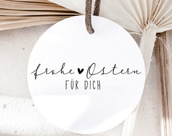 Stempel frohe Ostern für dich | Osterstempel für dich | Mitbringsel