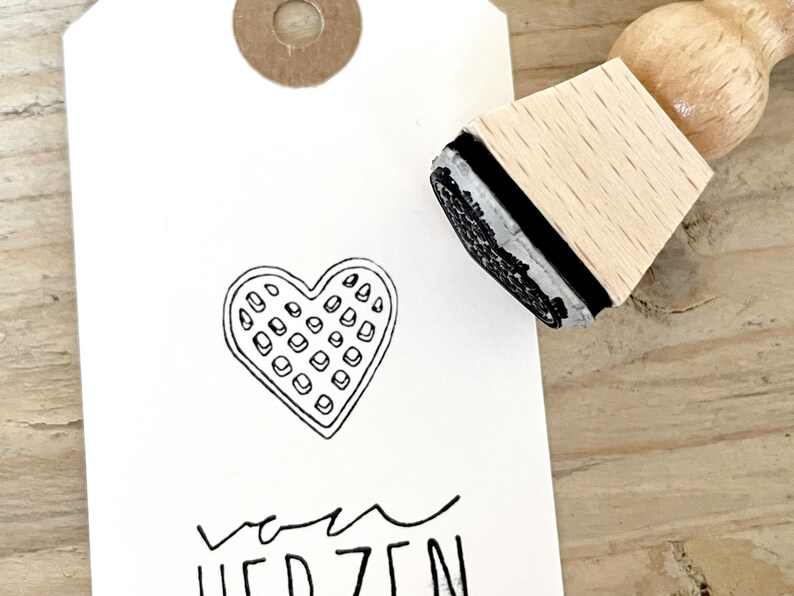 Stempel Waffelherz, Waffel image 1