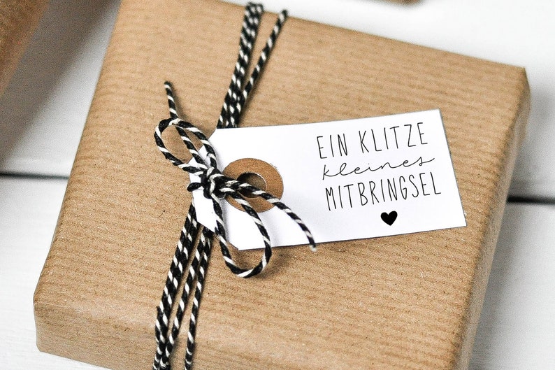 Stempel Ein klitze kleines Mitbringsel Stempel Geschenk Geschenkstempel Bild 2