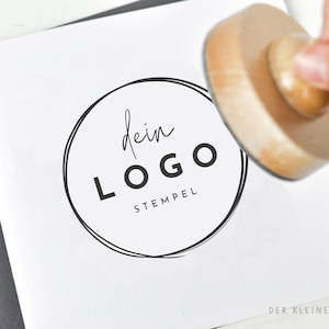 Dein Logo Stempel, Logostempel, personalisierter Stempel, Adressstempel, Firmenstempel