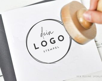 Dein Logo Stempel, Logostempel, personalisierter Stempel, Adressstempel, Firmenstempel