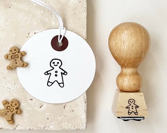 Stempel Lebkuchenmännchen, Stempel Weihnachten, Weihnachtsstempel