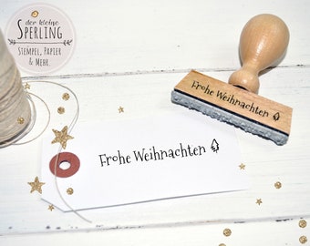 Stempel FROHE WEIHNACHTEN, Weihnachtsstempel, Tannenbaum, Stempel Weihnachten, Christmas, Fröhliche Weihnachten