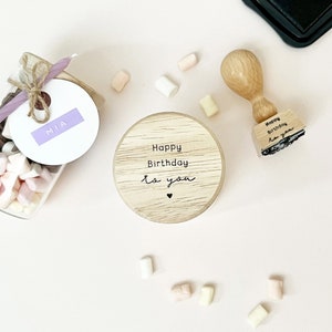 STEMPEL Happy Birthday to you, mit Herz, Stempel Geburtstag Bild 3