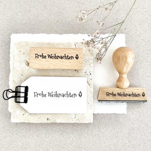 Weihnachts-Stempel Set - Fröhliche Weihnachten & Frohes Fest