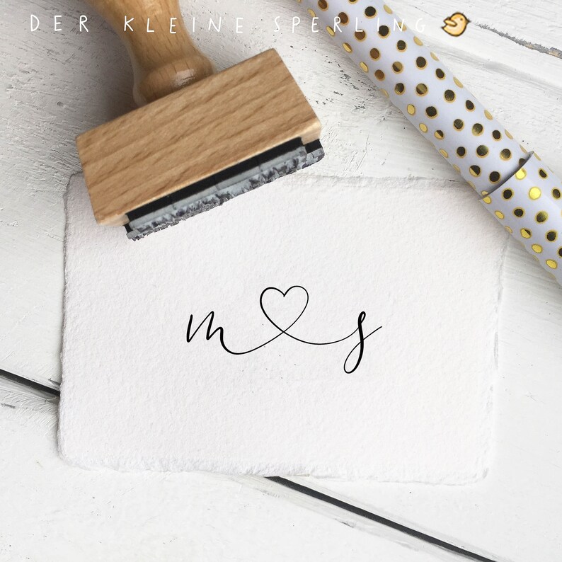 Hochzeitslogo Initialen