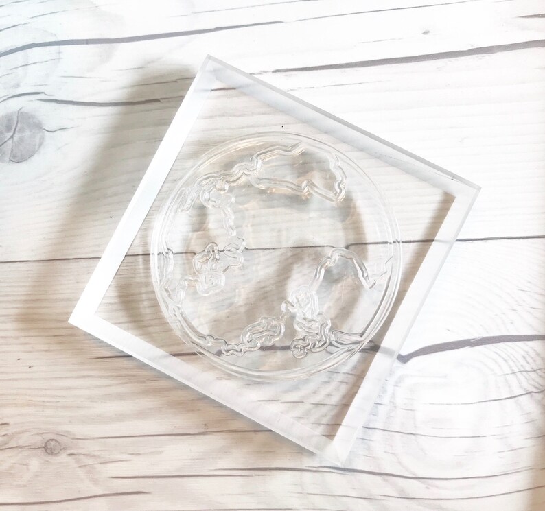Acrylic Block Clear Stamp Block Clear Stamping Block Etsy