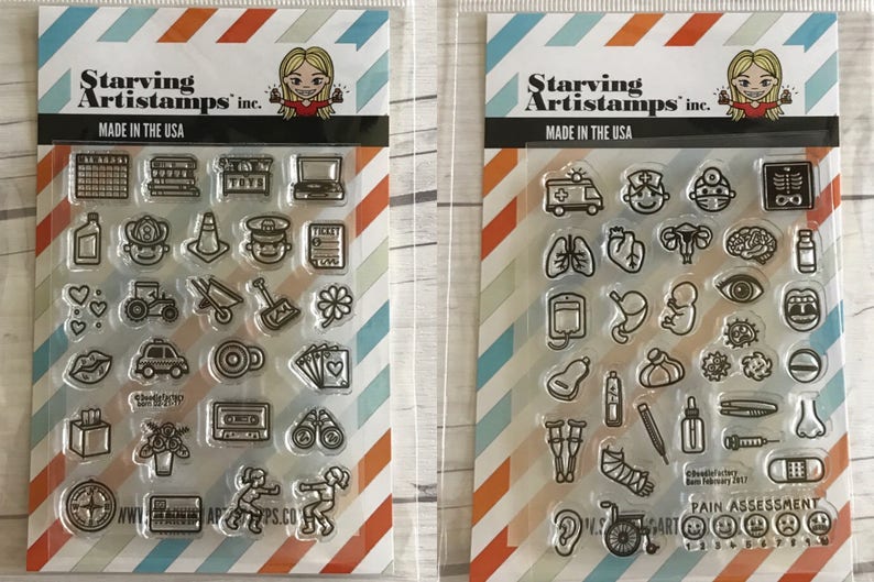 Planner Stamps Planner Stamp Sets Bullet Journal Stamps Etsy