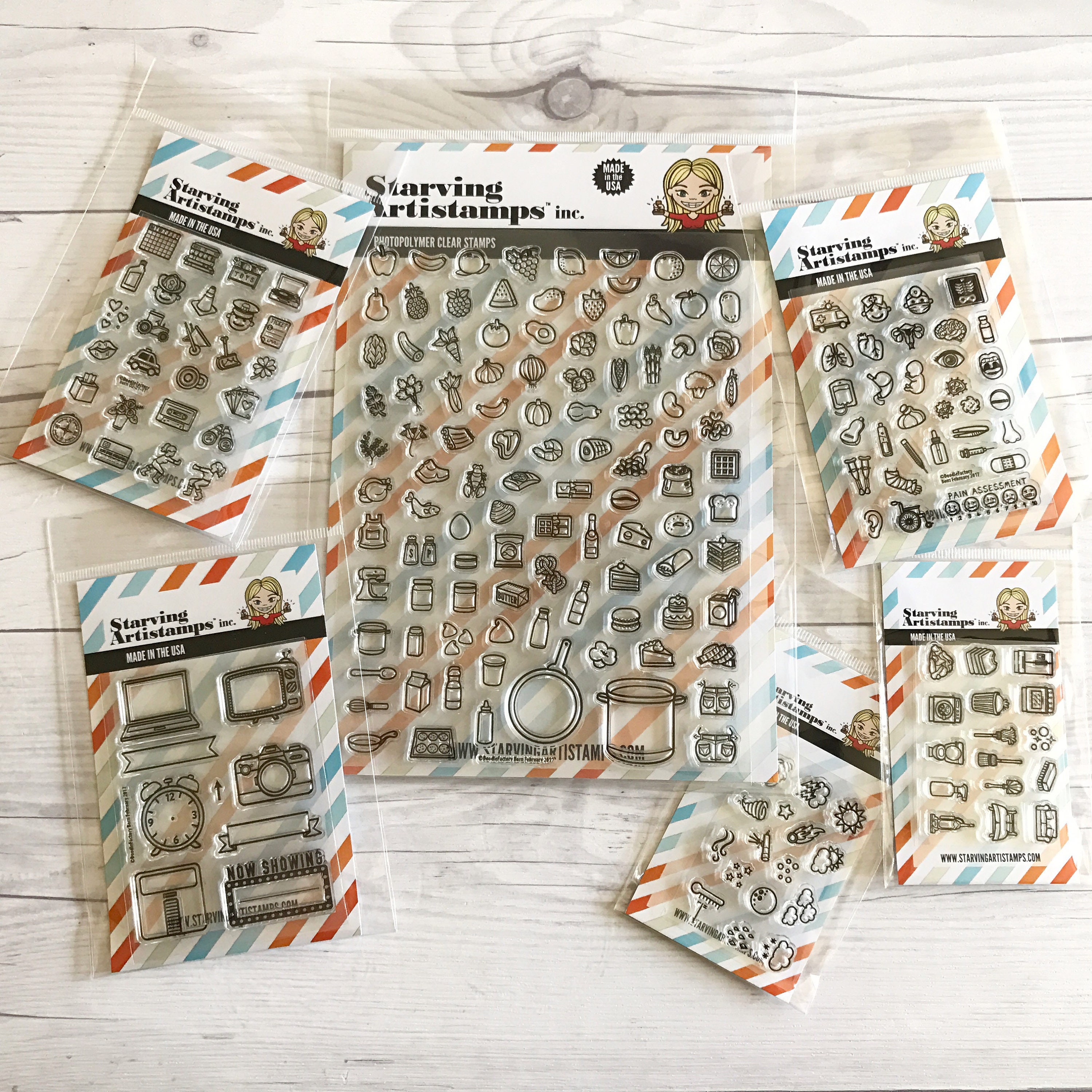 Planner stamps planner stamp sets bullet journal stamps Etsy