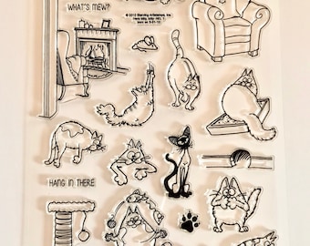 cat stamps, kitten stamps, cat cards, kitty, fireplace stamps, cat furniture stamps, furniture stamps, siamese cat stamps, cat toy stamps,