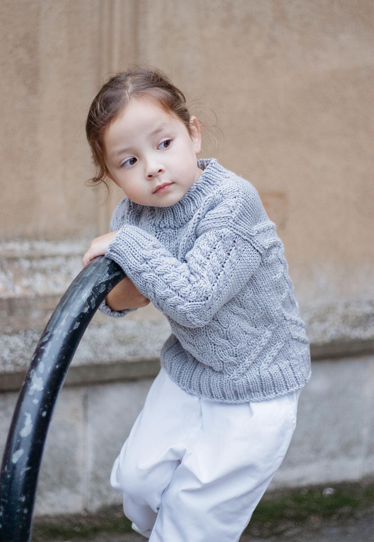 Child Grey Jumper Etsy
