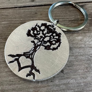 Tree of life keychain, Mother’s Day gift personalized, pewter family tree keychain, high quality