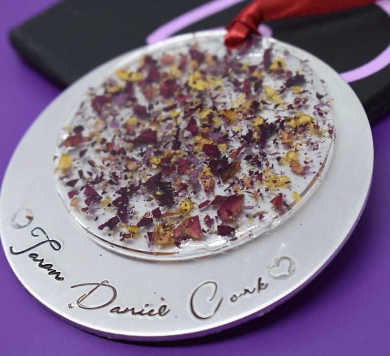 Ornament Funeral Flower Wedding Flowers Sand Ash Keepsake Etsy