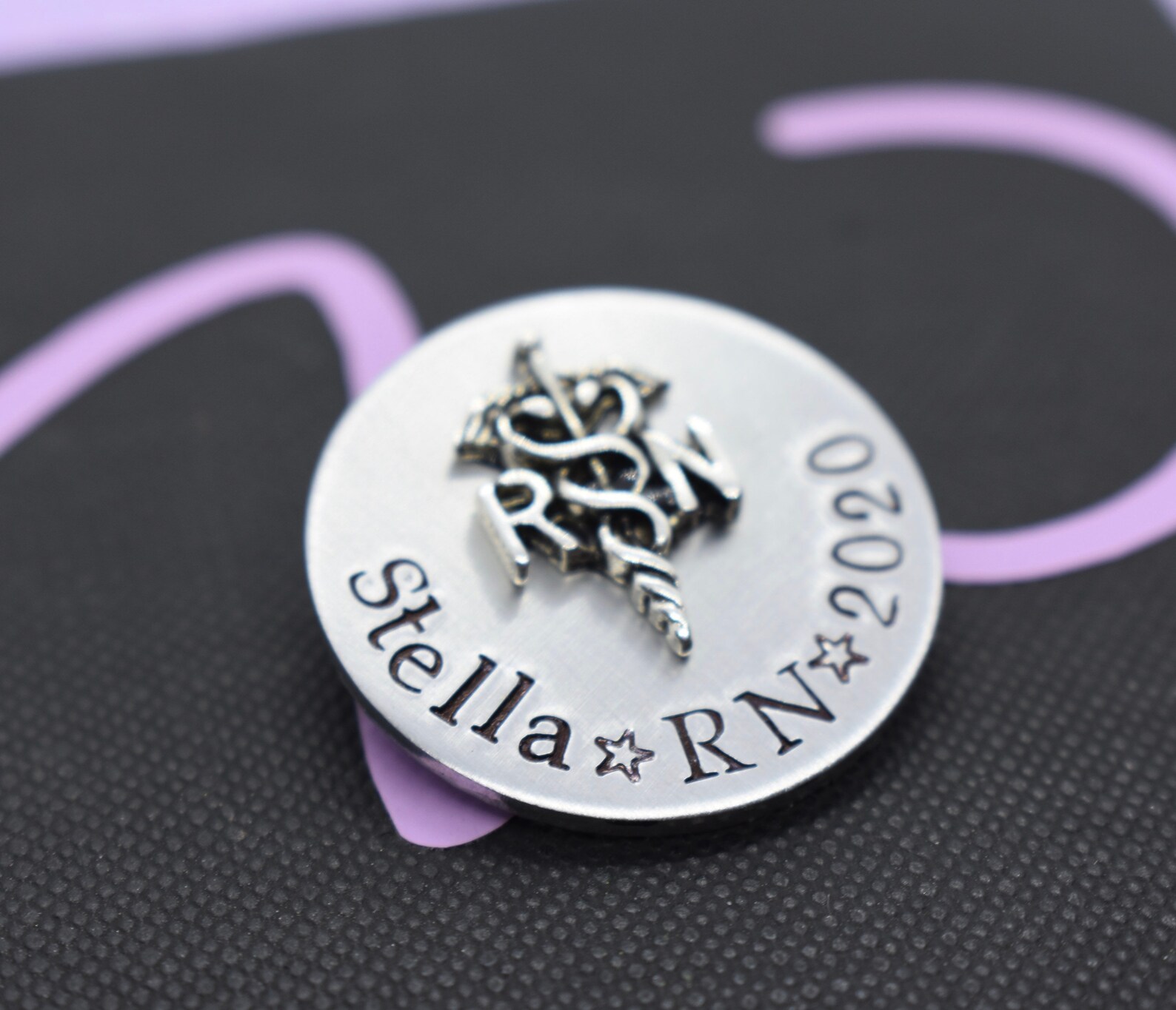 Nurse Pin for Pinning Ceremony RN Pin BSN Nursing Pin Etsy