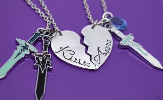 Crystal Necklace Cosplay New of Anime For SAO Sword Art Online Heart of Yui BH