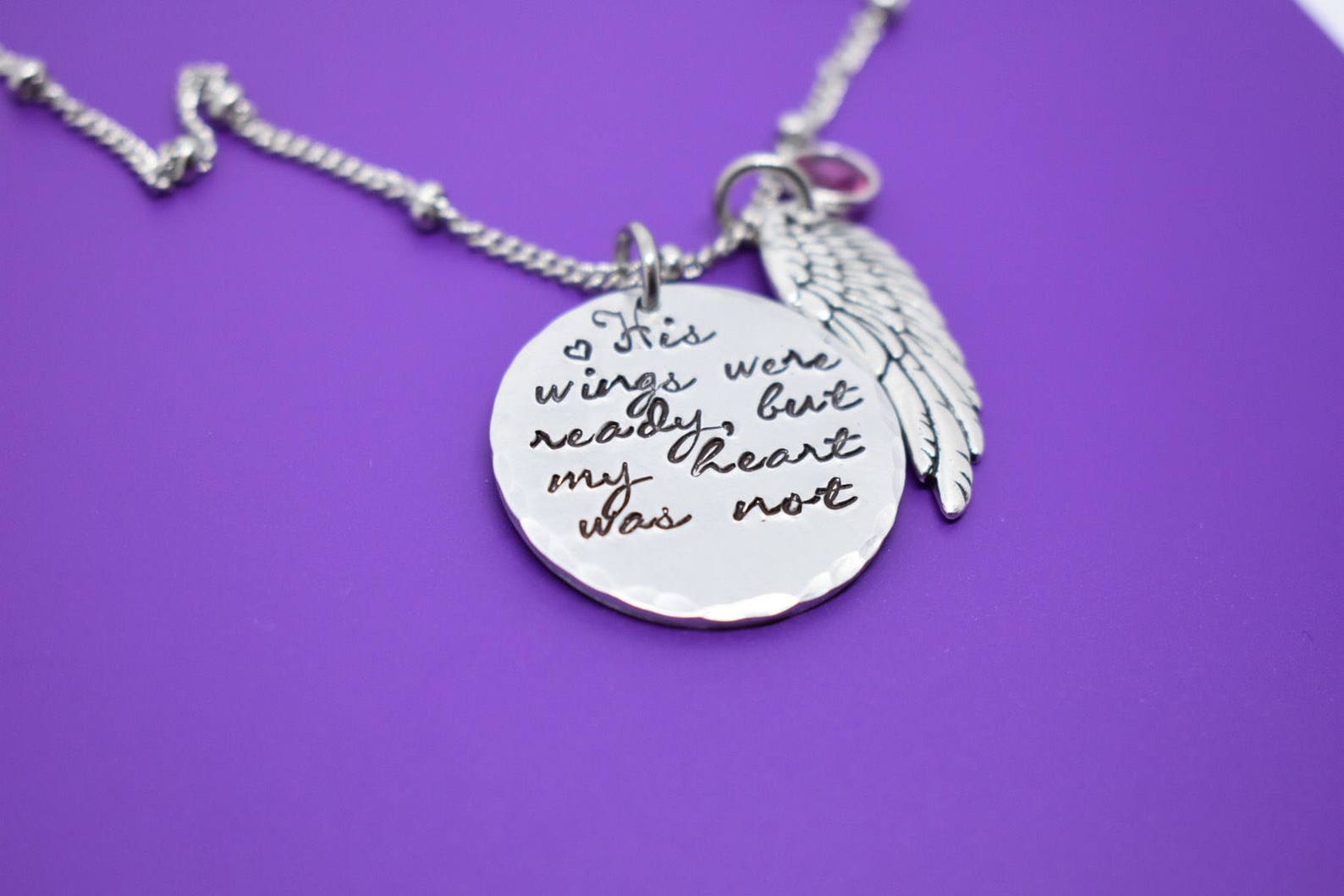 Memorial Jewelry Dad Sympathy Gift Remembrance Necklace His Etsy