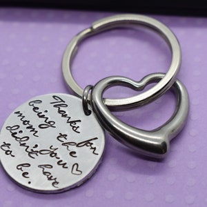 gift for  mother Step mom gift for mother&#39;s day, foster mom, adoptive mom, thanks for being the mom you didn&#39;t have to be