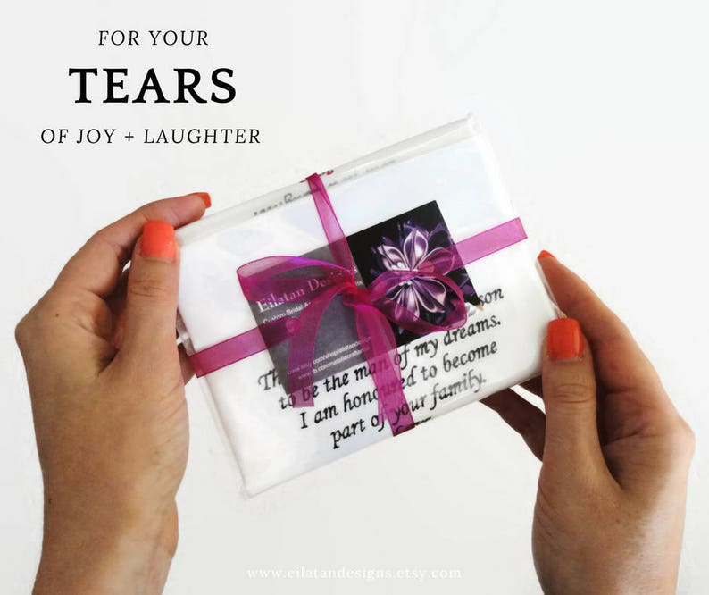 HANDKERCHIEF Father of the Bride Etsy