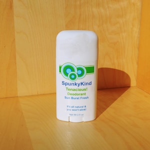 Natural Deodorant, Tenacious! Deodorant, Vegan Deodorant, Organic Deodorant, Unisex Deodorant, Aluminum Free