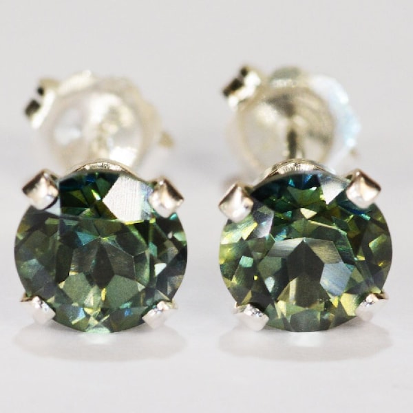 Green Topaz Earrings Etsy