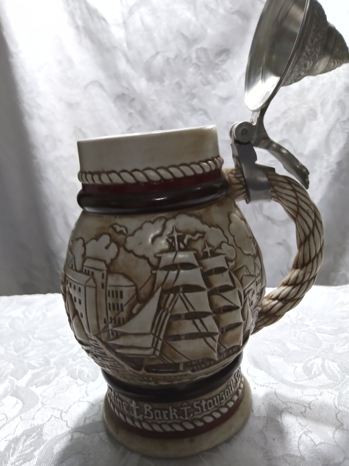 Avon Handrafted 1977 Brazilian Lidded Beer Stein 10 Oz. Etsy