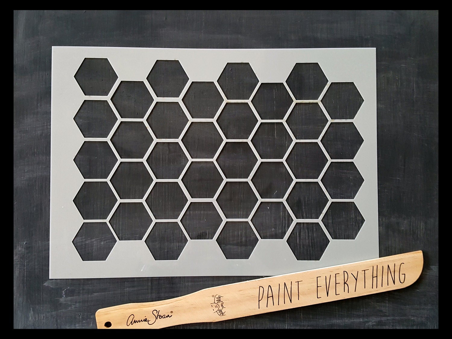 Pattern Reusable Stencil Etsy