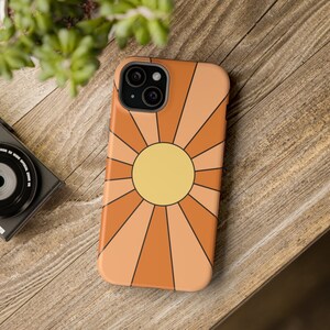 Sunshine rays MagSafe Tough Case | retro iPhone case | compatible with iPhone 15 14 13 Pro Plus Pro Max Mini |