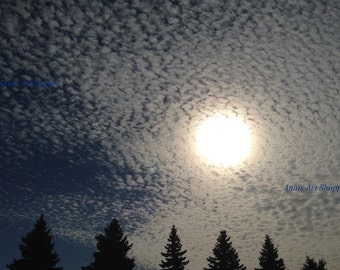 Mystische Wolke Fotografie, Sonnenuntergang Foto, Wand-Dekor, Wohnkultur, Landschaft Foto Toronto Ontario Kanada Foto Himmel Natur inspirierend