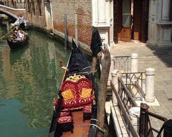 Gondola Digital Photo Download Venice Italy Travel Gift, DIY Wedding Invitation, Anniversary Birthday, Retirement Gift, Bridal Shower Decor