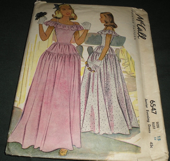 midnight blue velvet evening dress 1938 Dinner Dresses D30-9906 – EvaDress Patterns main image 0