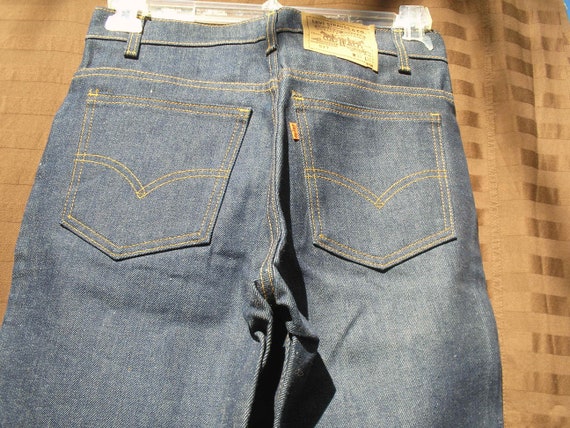 NWOT 1970s Levi's Deadstock 517 Jeans Orange Tab … - image 2