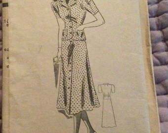 1940s Marian Martin 9335 Ladies Suit Pattern sz 40