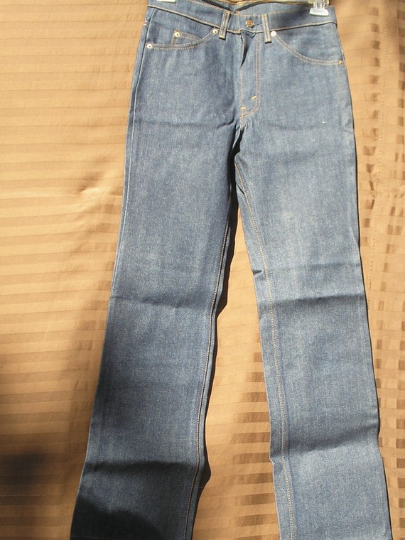NWOT 1970s Levi's Deadstock 517 Jeans Orange Tab 3
