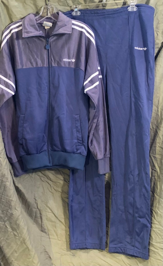 1980s Adidas Track Suit sz L - image 1