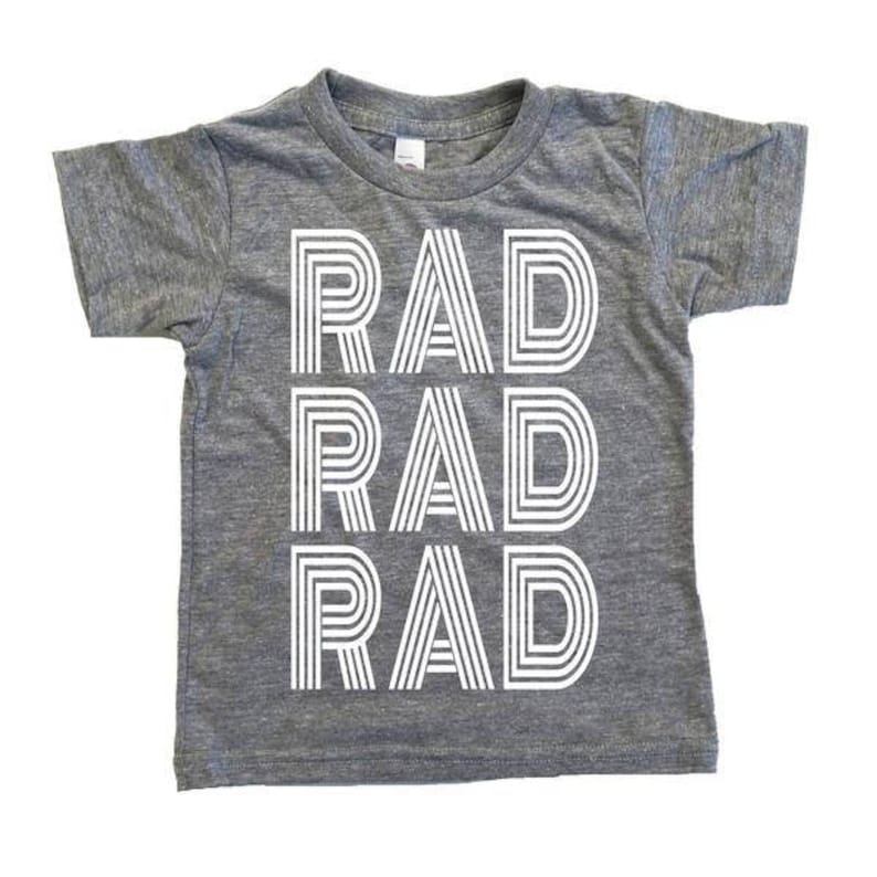 RAD RAD RAD Kids Tee Tank Trendy kids clothes Hipster kids | Etsy